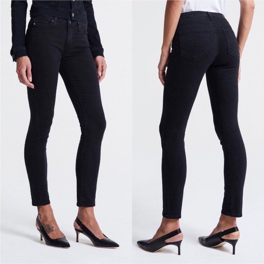 AG Adriano Goldschmied The Prima Ankle Cigarette Ankle Jeans Black